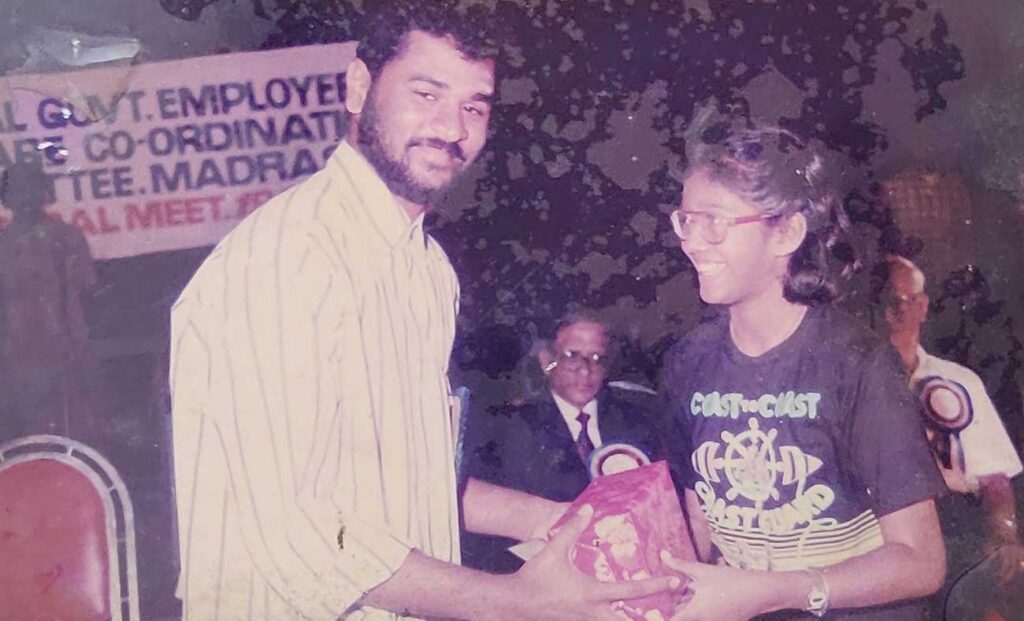 Mouli Chakrabarti with Prabhudeva